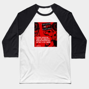 2022 Art of Brooklyn FIlm Festival Baseball T-Shirt